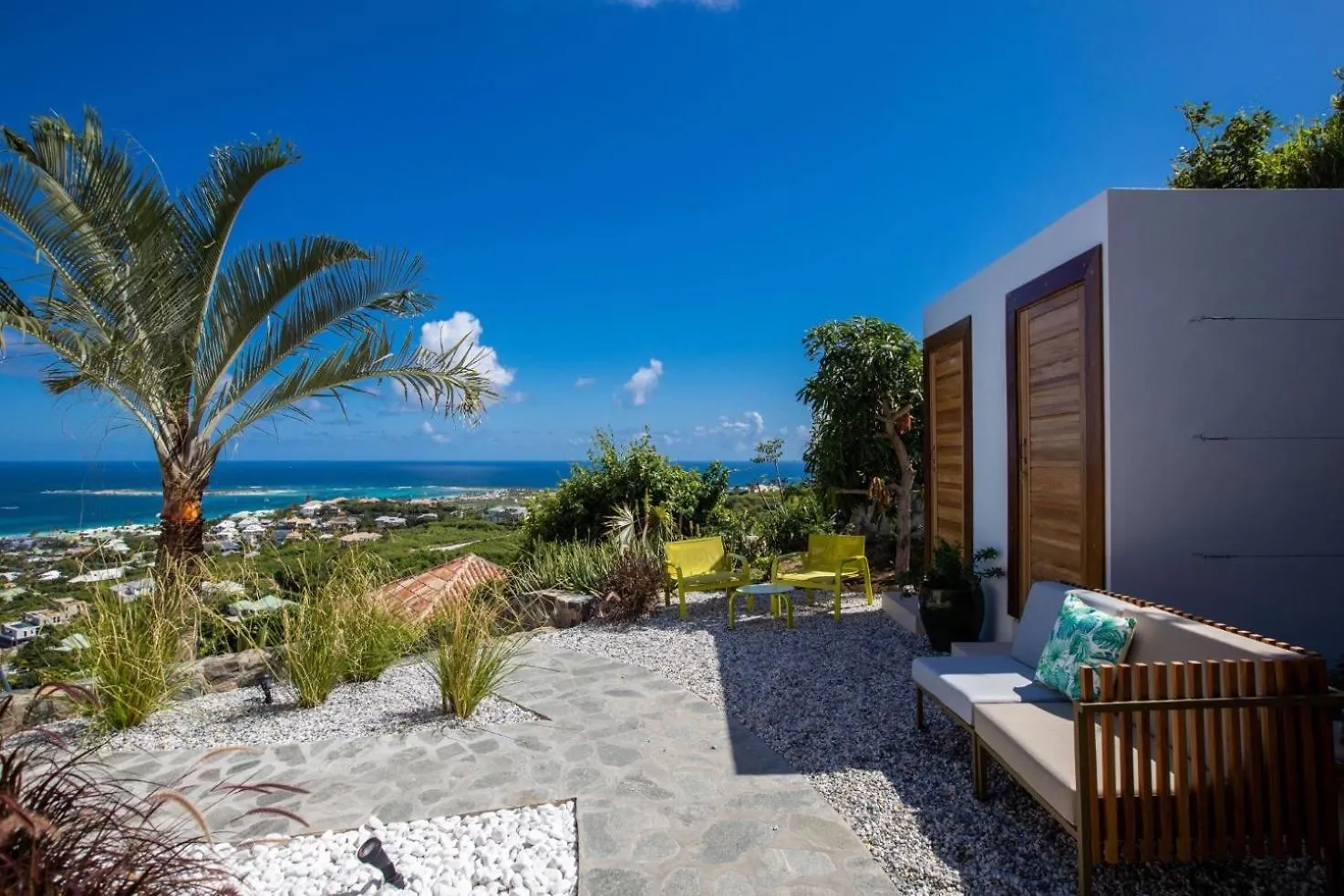Villa In St Martin Unbelievable Views Over Orient Bay And St Barths